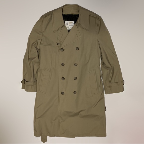 London Fog Trench Coat - Picture 1 of 8